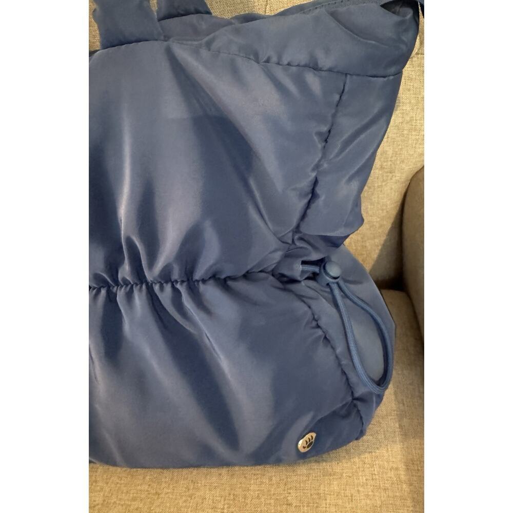 Bearpaw Bag Style Blue Quilted Zipper Shoulder Bag - Picture 3 of 13